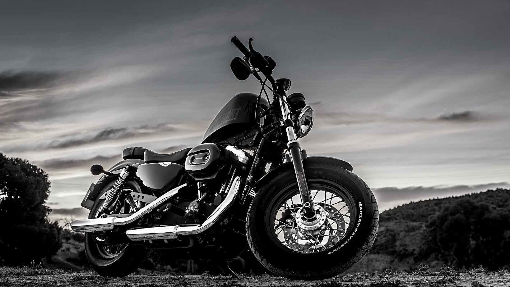 Imagen de motocicleta antes del accidente