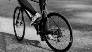 a bike after a car accident