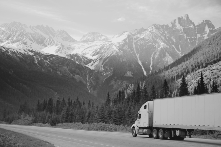 Truck accident mountain pass