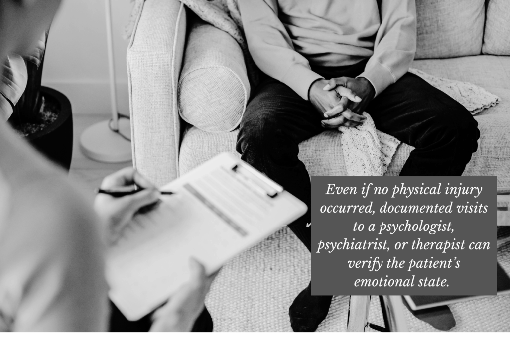 visit to psychologist after a serious accident